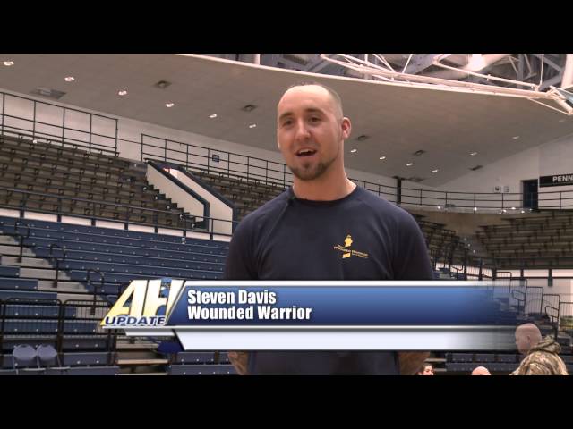 Navy's Warrior Games Volleyball Team Competes Against Penn State