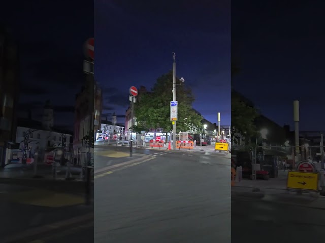 Night view in the Leicester City, UK car tour 🌃🇬🇧 #travel #citylife #Leicester