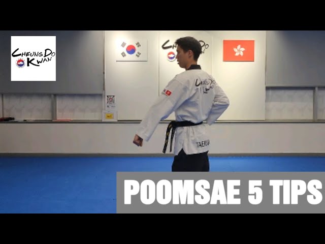 Taekwondo Poomsae 5 (2024) Tips