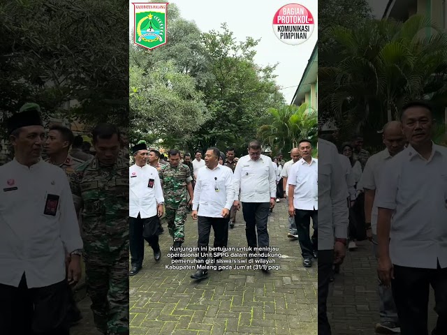 Wakil Bupati Malang Dampingi Deputi V Kantor Staf Kepresidenan Cek Kesiapan SPPG 001 Kepanjen