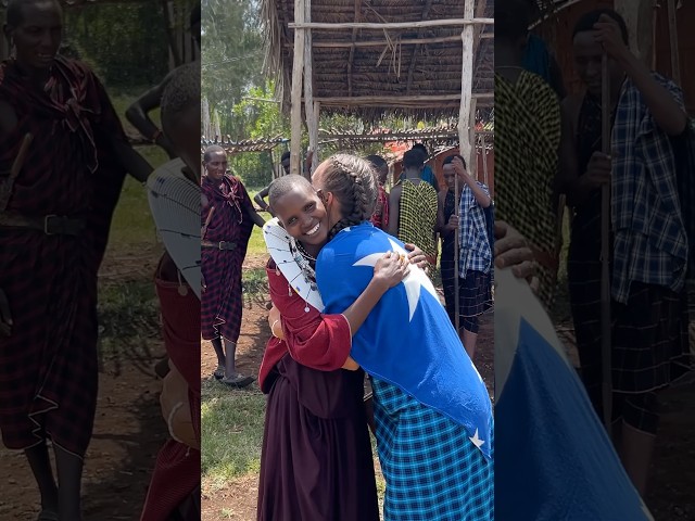 Met the Maasai tribe in Tanzania 🇹🇿 A beautiful moment of sharing and respect! Thank you #respect