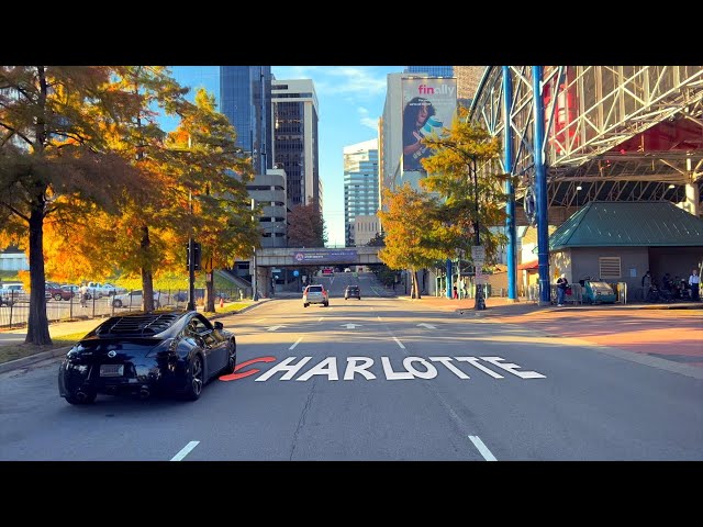 Charlotte's Best Views: A Driving Tour, NC - November 2022 - 4K 60FPS