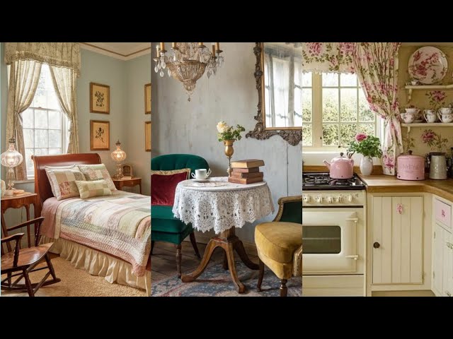 100+ Vintage-Inspired Cottage Decor Ideas for an Elegant Grandmillennial Home: Old World Charm🌷✨️