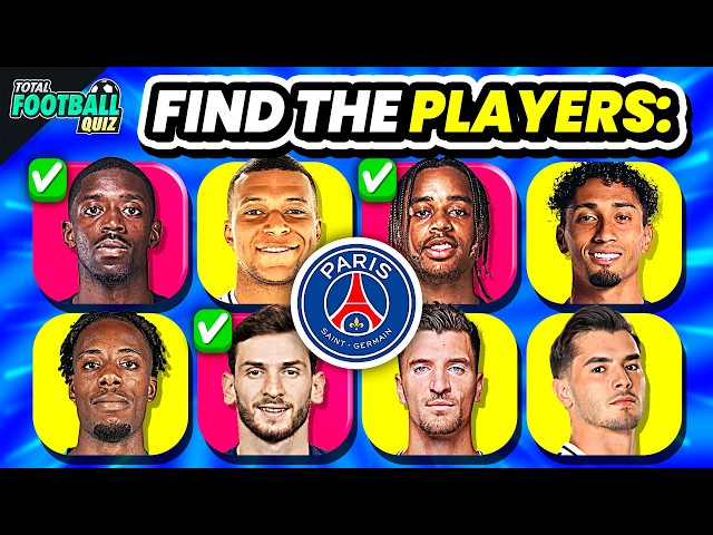 GUESS THE PLAYERS FOR EACH FOOTBALL TEAM | QUIZ FOOTBALL TRIVIA 2025