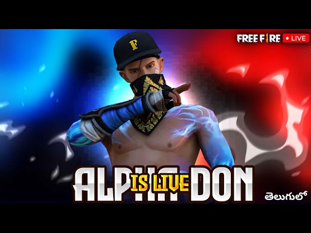 Grand Master Region Push with Alpha Don - Alpha Don is Live - Telugu Gaming Live #freefire #ff