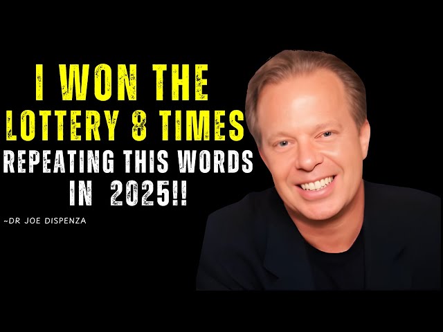 JUST REPEAT these 3 secret words and you will win lOTTERY effortlessly - Joe Dispenza