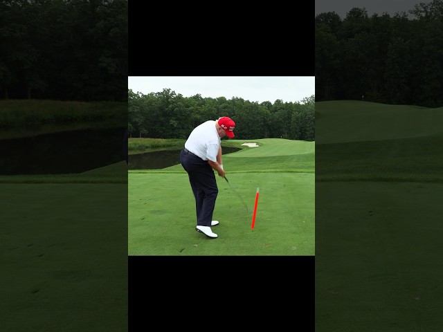 President Trump was dialed from the start #golf