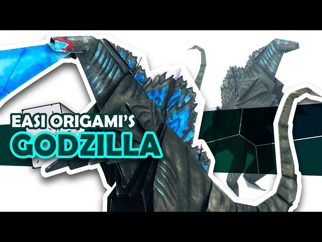 How to make a GODZILLA Papercraft Origami