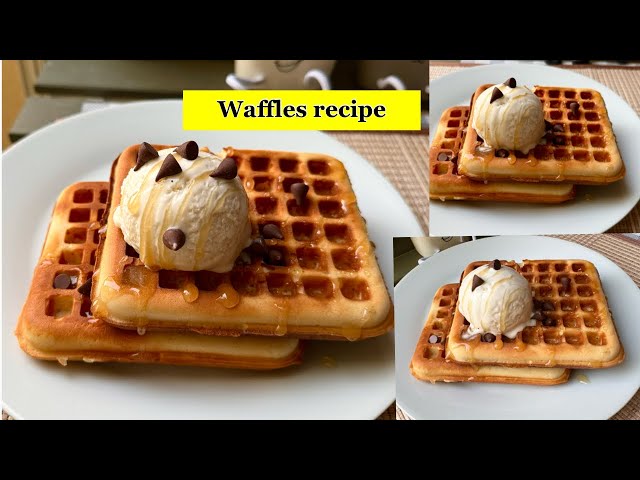 Waffles Recipe by Iqra food fusion | perfect waffles recipe | how to make waffles