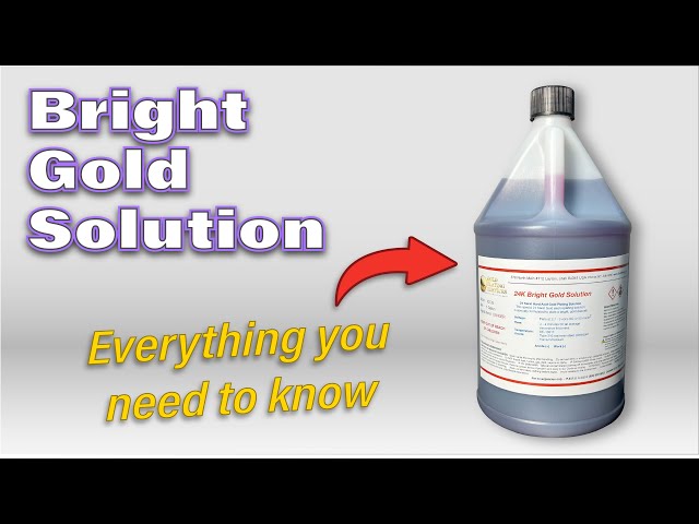 24K Bright Gold Bath Plating Solution