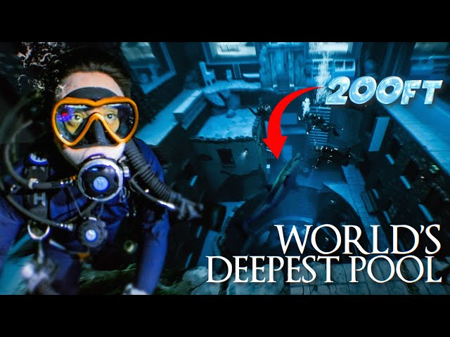 Exploring The World's Deepest Swimming Pool! (Deep dive Dubai)