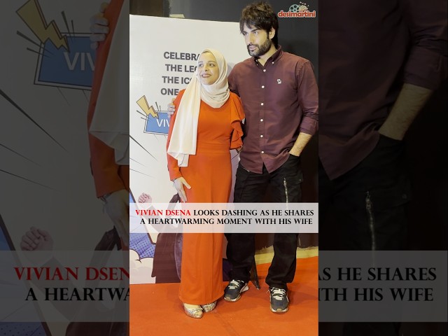 #VivianDsena shines bright, celebrating his success with #NouranAly by his side! 💗