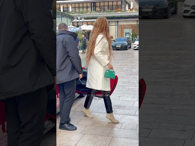 Rich famous couple getting out their Ferrari at Casino #monaco #luxury #trending #lifestyle #fyp