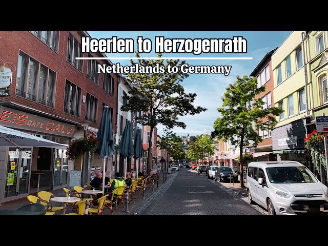 E-Bike Travel: Heerlen The Netherlands to Herzogenrath Germany | Germany Tour 2024