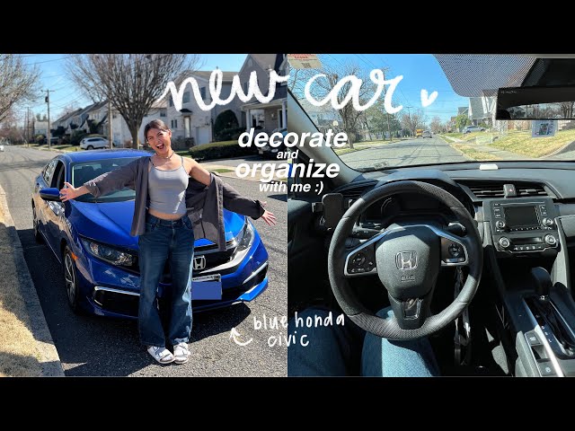 I GOT A CAR 💙 (decorate and organize with me!!) + AMAZON finds