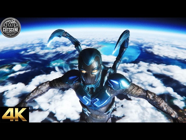 [4K UHD] Jaime Reyes Becomes Blue Beetle Epic Transformation CUTSCENE | Blue Beetle (2023)