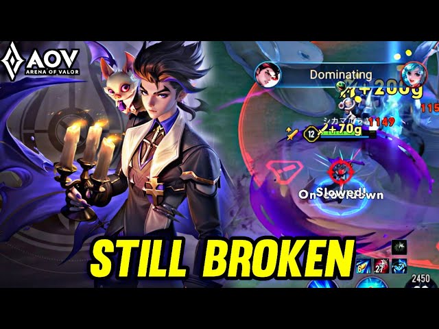 AOV : KAINE GAMEPLAY | STILL BROKEN - ARENA OF VALOR LIÊNQUÂNMOBILE ROV