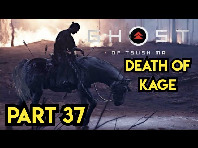 ghost of Tsushima PS5 death of kage #ps5 #ghostoftsushimaps5 #ps5gameplay #xboxseriesxgameplay