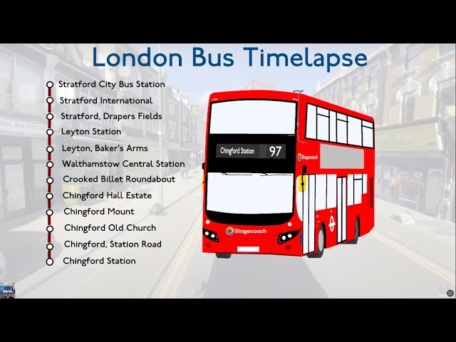 (Ep 2 of ILBVWRCCS) - London Bus Timelapse (Route 97): Stratford City - Chingford Station