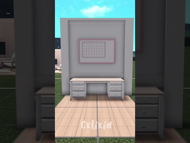 bloxburg danish pastel desk area idea 💗🌷 #shorts #bloxburg #bloxburgbuild #roblox #bloxburghouse