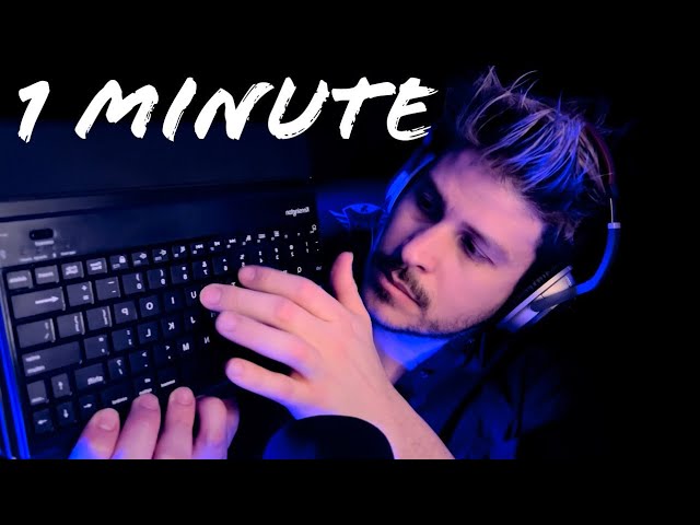 1 MINUTE ASMR | FAST TAPPING ASMR