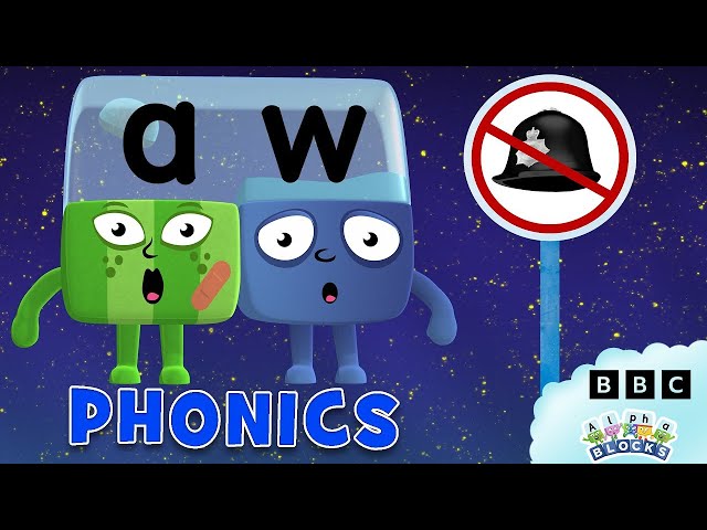 Long Vowel Sounds - AU & AW | Phonics For Kids - Learn To Read | Alphablocks