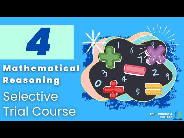 Edu Kingdom College Selective Mathematical Reasoning 4 Video