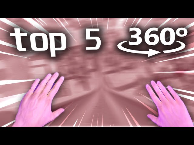 NitroVR's TOP 5 in 360° | VR / 4K