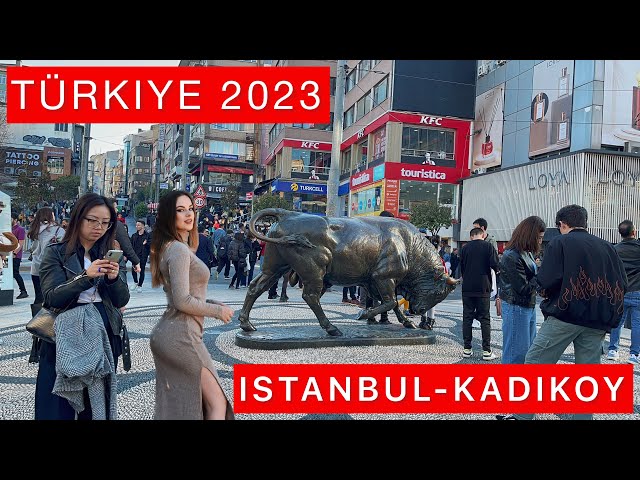 TURKIYE 2023 | KADIKOY ISTANBUL- KADIKOY BAZAAR - WALKING TOUR 4K #kadıköy