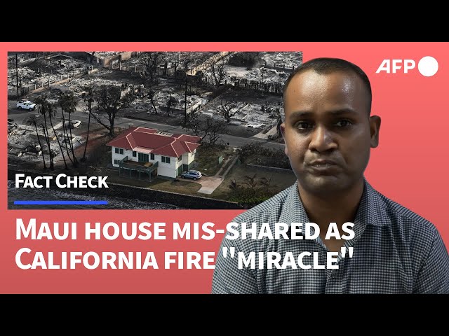 Photo of house that survived Maui blazes is falsely shared as LA fire "miracle"