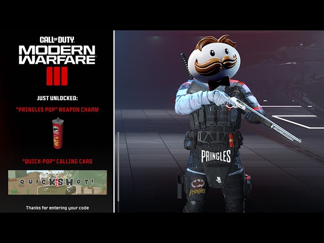 NEW FREE MW3 x Pringles Operator Rewards! (Pringles & Trident Gum Promotion) - Modern Warfare 3