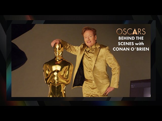 Behind The Scenes With Conan O'Brien at the 97th Oscars Promo Day @TeamCoco @ABC