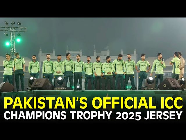 Pakistan’s official ICC Champions Trophy 2025 jersey unveiled | Grand Inauguration of NBSK | MA2K