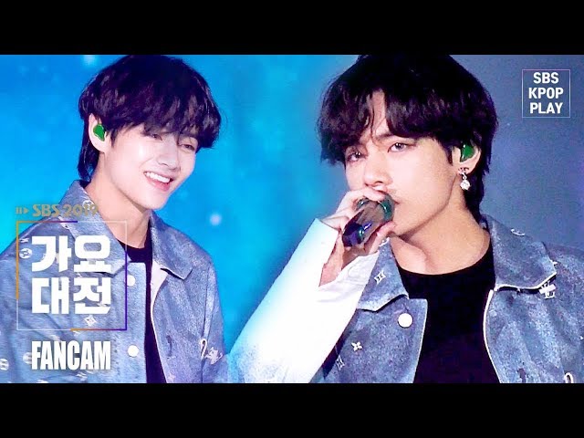 [2019 가요대전] 방탄소년단 뷔 '소우주' (BTS V 'Mikrokosmos' FANCAM)│@2019 SBS Music Awards