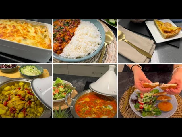 Menu de la Semaine Avec 6 Recettes Simples et Faciles✨وصفات الاسبوع بالعربية