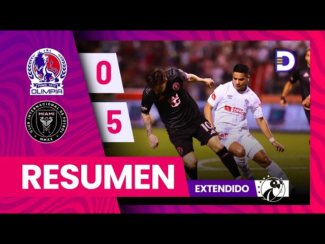 Olimpia 0 - 5 Inter Miami | Amistoso Internacional | Resumen Extendido