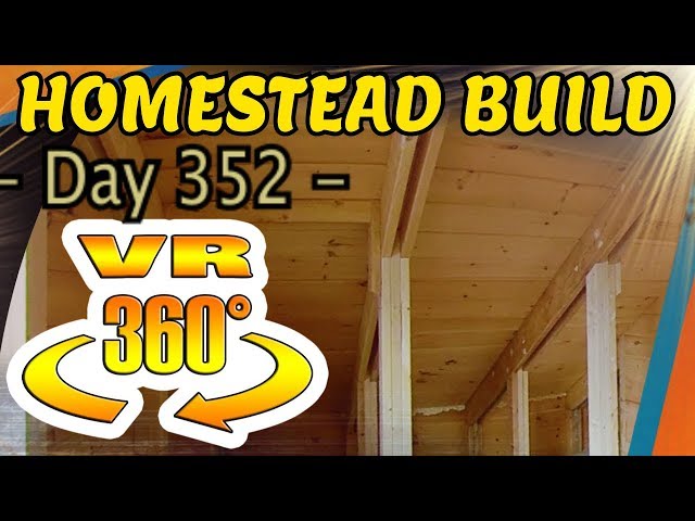 Homestead Building - Using Up Wall Boards to Create Open Space for Working