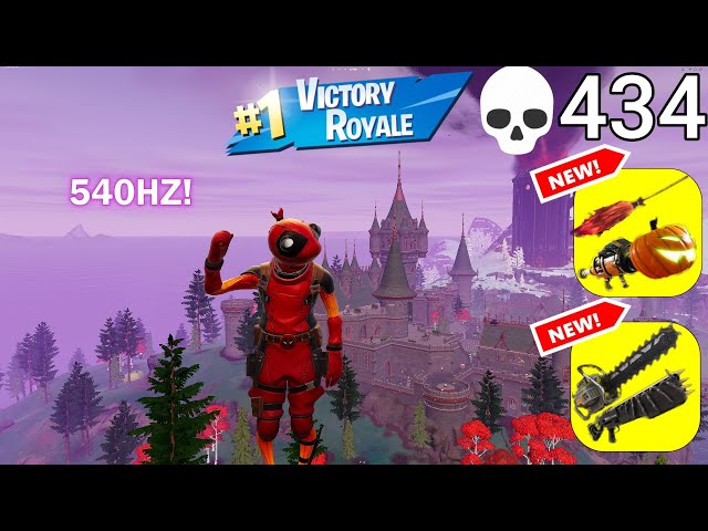 434 Elimination Solo Vs Squads "Zero Build" Gameplay Wins (Fortnite chapter 5)