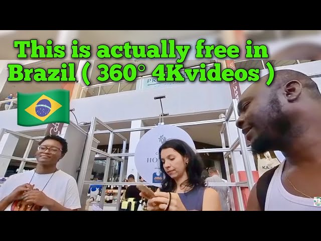 This is normal in Brazil ( 360° 4Kvideos )