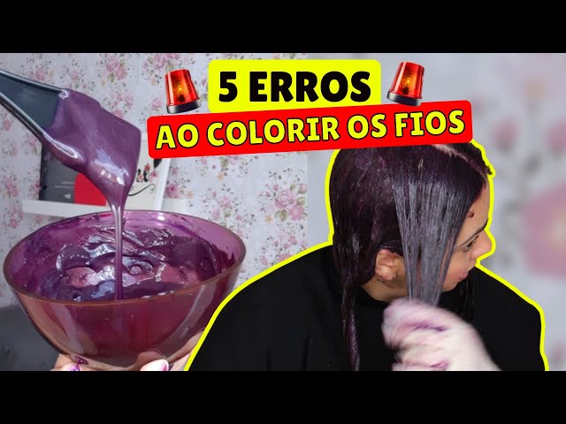 🛑 5 ERROS QUE VOCÊ COMETE PINTANDO SEU CABELO SOZINHA!