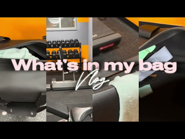 Mini Vlog | What's in my GYM BAG | Episode 3