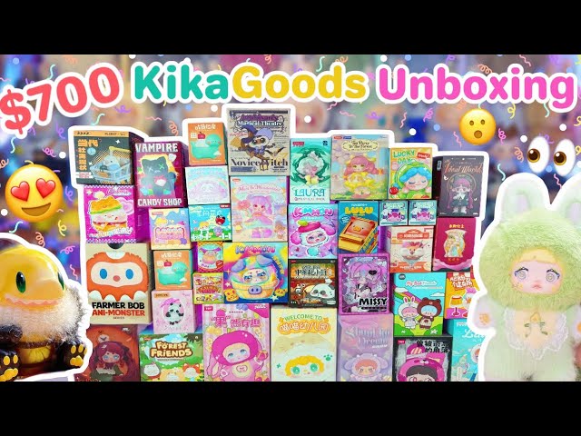 $700 KIKAGOODS UNBOXING!! *♡* PULLED A SECRET!!*♡*NOMMI PLUSH, LULU PIGGY, AND MORE!!