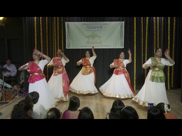 Baithak 6- Kathak by the Golden Group- 50 plus ladies.