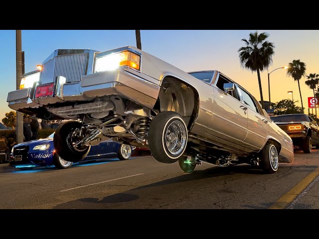 Lowrider Cars Hopping, Bouncing & Cruising Whittier Blvd