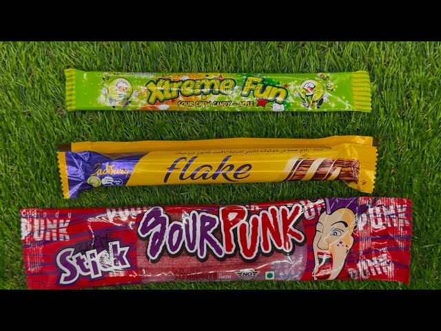 Best Satisfying video (ASMR) sour candy, super tasty chocolates and sour stick unboxing video tasted