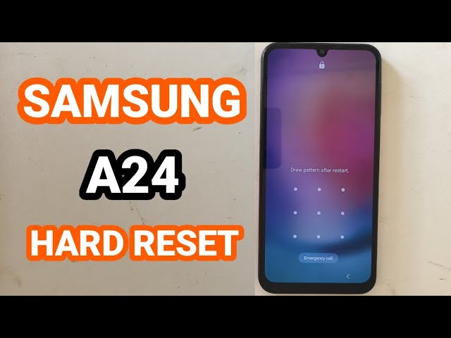 Samsung A24 Hard Reset || A24 Factory Reset || Samsung A24 Unlock