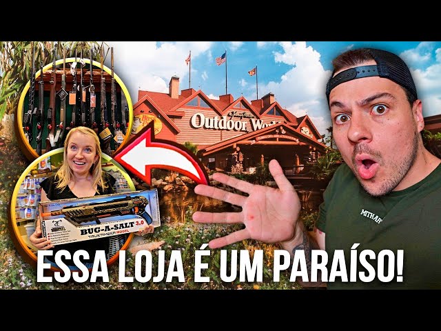 Visitei a MAIOR Loja de CAÇA E PESCA dos EUA! 🇺🇸