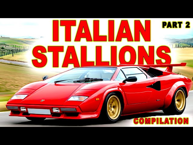 Your Childhood Italian Supercar Dreams: Part 2 🔴 Classic & New Poster Cars from Italy