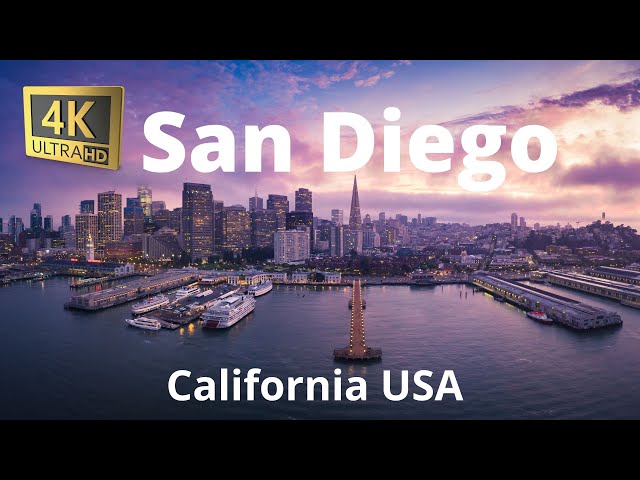 San Diego, California | Beautiful 4K Drone Footage | USA