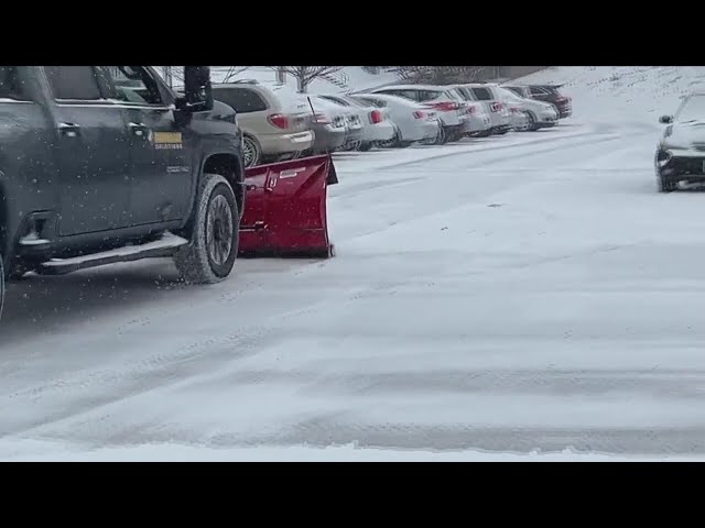 Some businesses glad snow has finally arrived